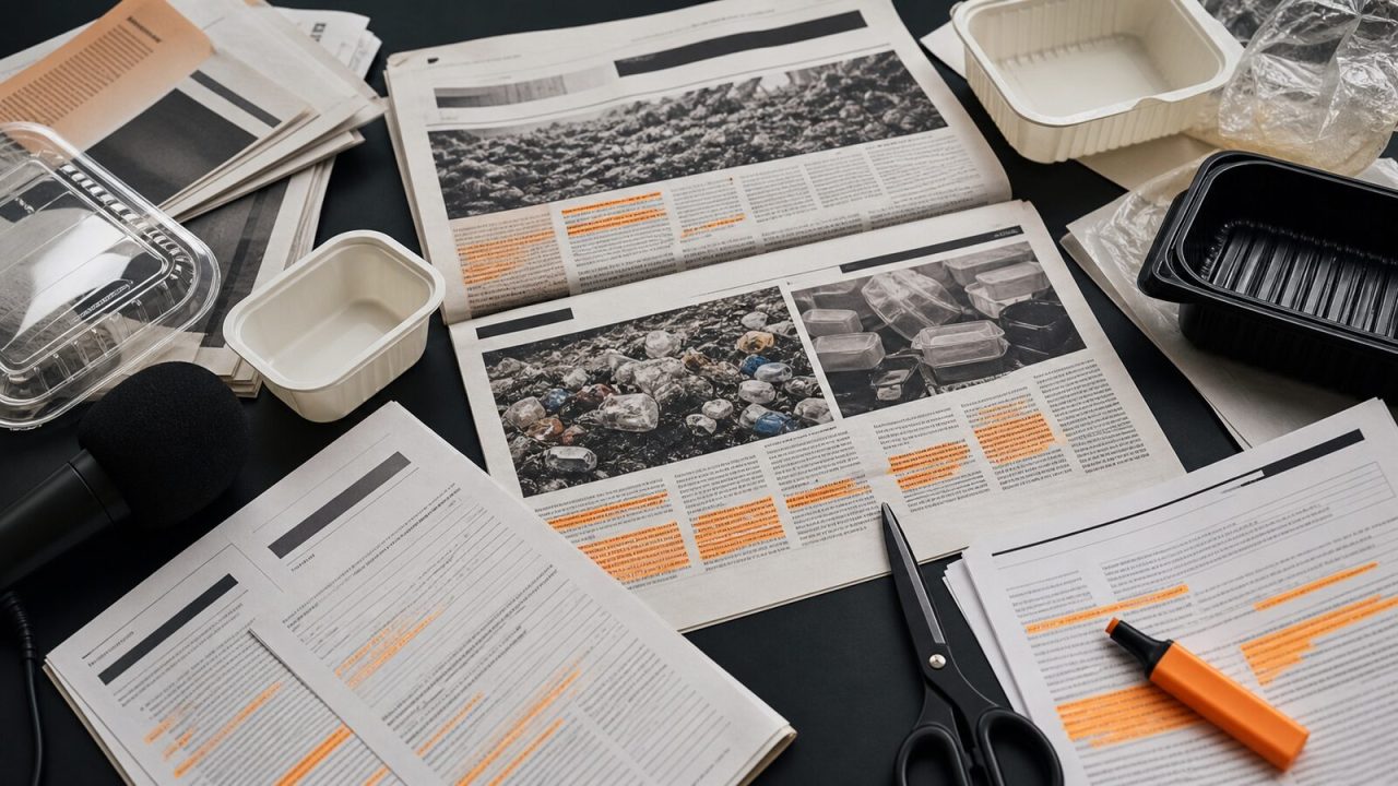 Comment lire un sujet média sur les emballages plastiques